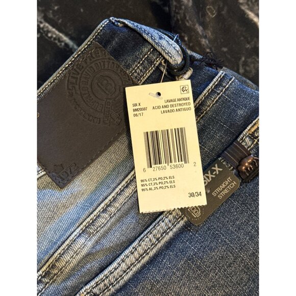Buffalo David Bitton Men Six X Straight Jeans, Size 30/34, NWT - Picture 5 of 7